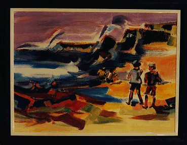 Tableau : Bord de mer