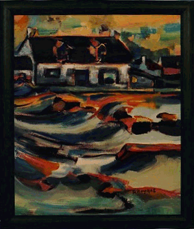 Tableau : La crue
