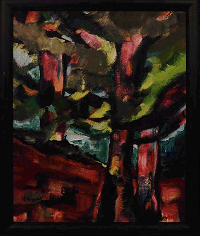 Tableau : Sous-bois